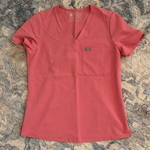 Figs Women's Catarina Scrub Top BEAT IT PINK LIMITED EDITION